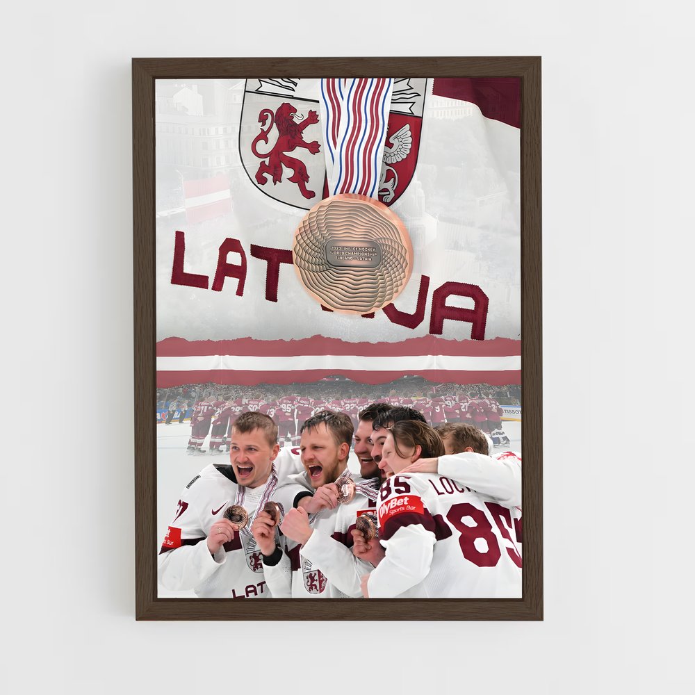 Poster Victoire sur Glace – affiche Hockey sur glace (vue 5)